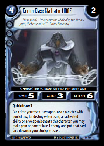 Crown Class Gladiator